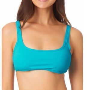 NWOT California Waves Juniors Bralette Bikini Top,Sweet Turquoise,Small
